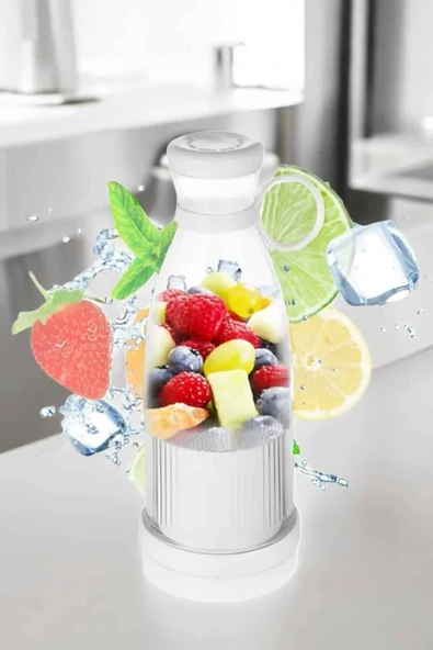 El Blender Bardak Blender Şarjlı Taşınabilir Meyve Sıkcağı Smoothie - 2