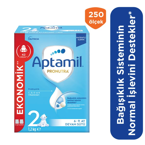 Aptamil Devam Sütü Maması No2 6-9 Ay 1200 Gr