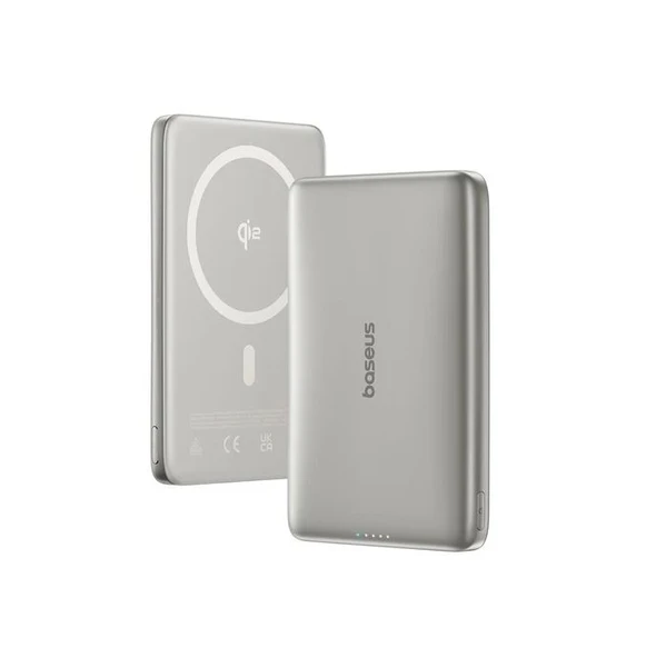 BASEUS PICOGO ULTRA-SLIM QI2 P.BANK 10000MAH GRI - Resim 4