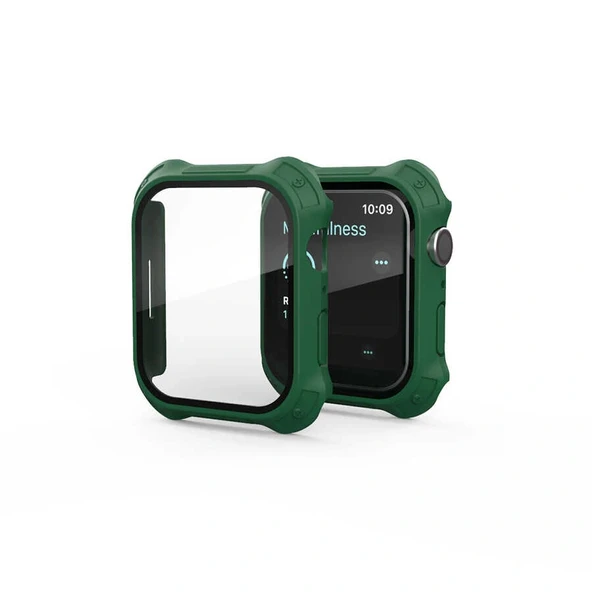 Apple Watch 7 41mm Tank Zırh Kasa ve Mat Görünümlü Ekran Koruyucu Zore Watch Gard 11 - 1
