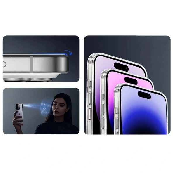 Apple iPhone 14 Pro Max Zore 3D Oliv HD Temperli Cam Ekran Koruyucu + Kolay Uygulama Aparatı - Resim 4