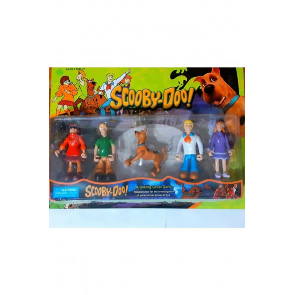 Scooby Doo Figürleri Shaggy Rogers Fred Jones Velma Dinkley Daphne Blake Figürleri