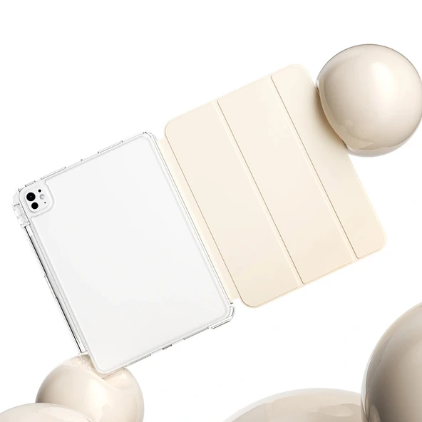 ​Apple iPad Air 13 2024 Kılıf Magnetik Ayrılabilen Airbagli Zore Sliding Tablet Kılıfı - Resim 8