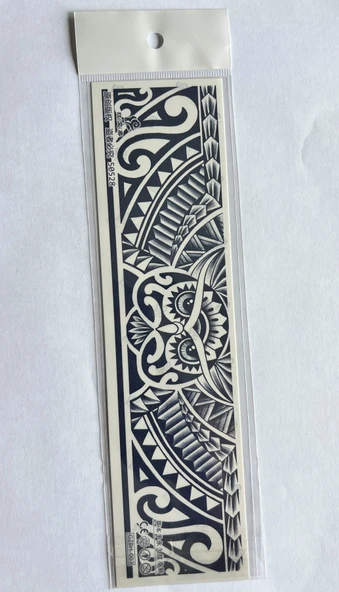 Kol ve Ayak İçin Şerit 28x6 cm GZBH-003 Yarı Kalıcı Geçici Dövme ürün görseli 1