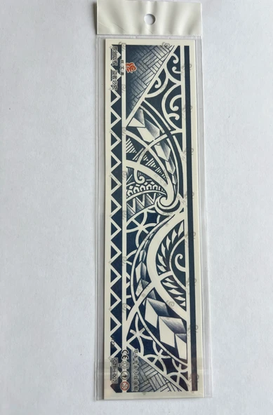 Kol ve Ayak İçin Şerit 28x6 cm GZBH-002 Yarı Kalıcı Geçici Dövme ürün görseli 1