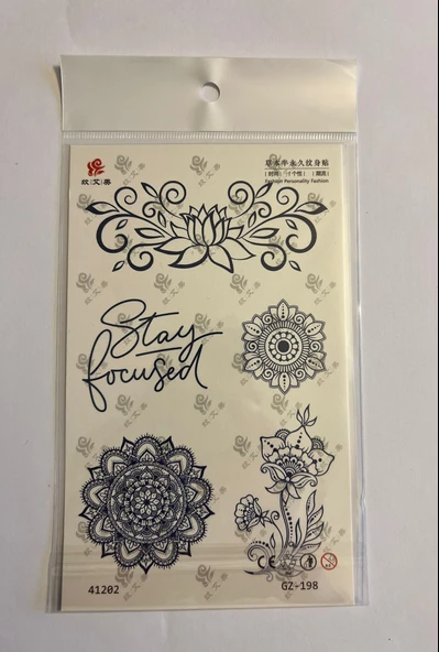 Mandala 1 Ay kalıcı Geçici Dövme Yapıştırma Dövme ürün görseli 1