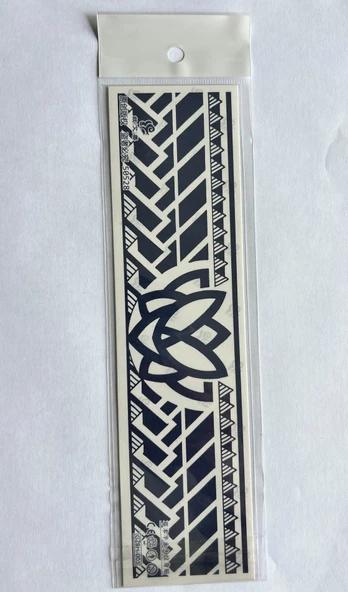 Kol ve Ayak İçin Şerit 28x6 cm GZBH-005 Yarı Kalıcı Geçici Dövme ürün görseli 1