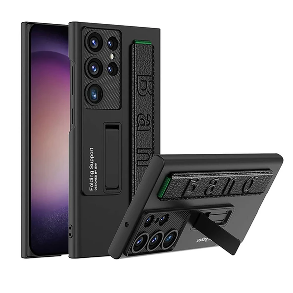 Samsung Galaxy S24 Ultra Tutma Bölmeli Şık Lucid Premium Kapak - Resim 4