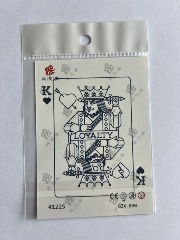 iskambil Minimal 11x8 cm Yarı Kalıcı Geçici Dövme Yapıştırma Dövme ürün görseli 1