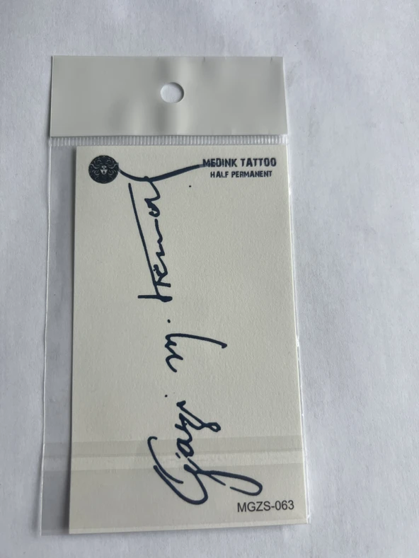 Gazi Mustafa Kemal Atatürk 11x8 cm Yarı Kalıcı Geçici Dövme Yapıştırma Dövme ürün görseli 1