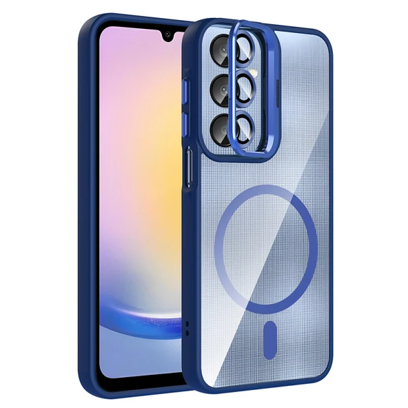 Samsung Galaxy A16 Kılıf Standlı ve Lens Hediyeli Telen M-Safe Case Cover Kapak ürün görseli