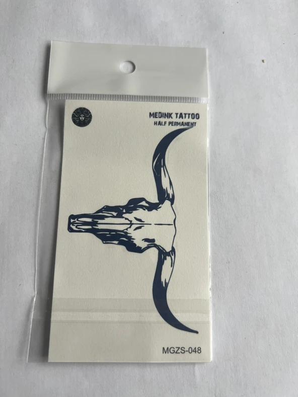 Koç Minimal 11x8 cm Yarı Kalıcı Geçici Dövme Yapıştırma Dövme - 1