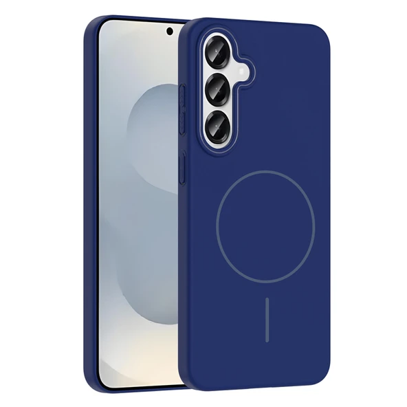 Samsung Galaxy S25 Plus Kılıf Magsafe Özellikli ve Şık Tasarımlı Ruby Premium Silikon Kapak ürün görseli