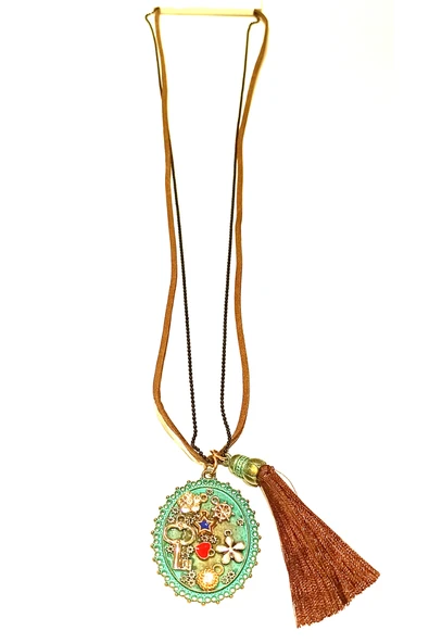 Monalisa Home Otantik Gösterişli Renkli 40 cm Uzunluğunda Kolye ürün görseli 1