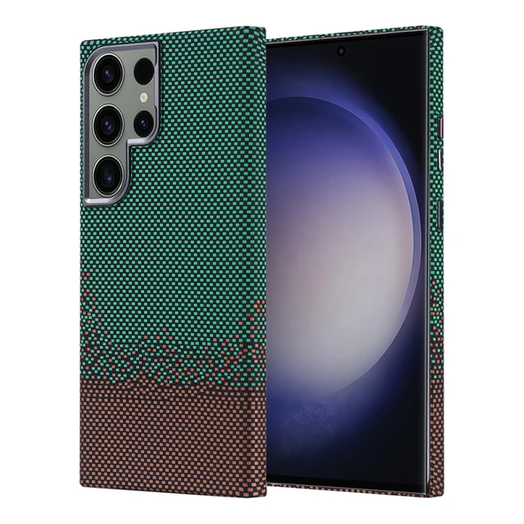 Galaxy S23 Ultra Kılıf Karbon Fiber Desenli Magsafe Şarj Özellikli Ultra İnce Nekst Premium Kapak ürün görseli