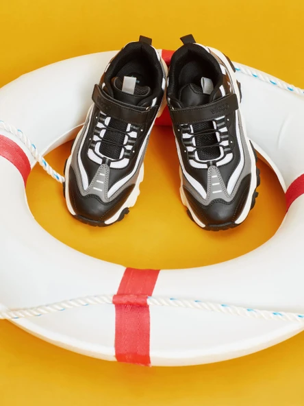 Vicco Pote Siyah Çocuk Sneaker - Resim 2