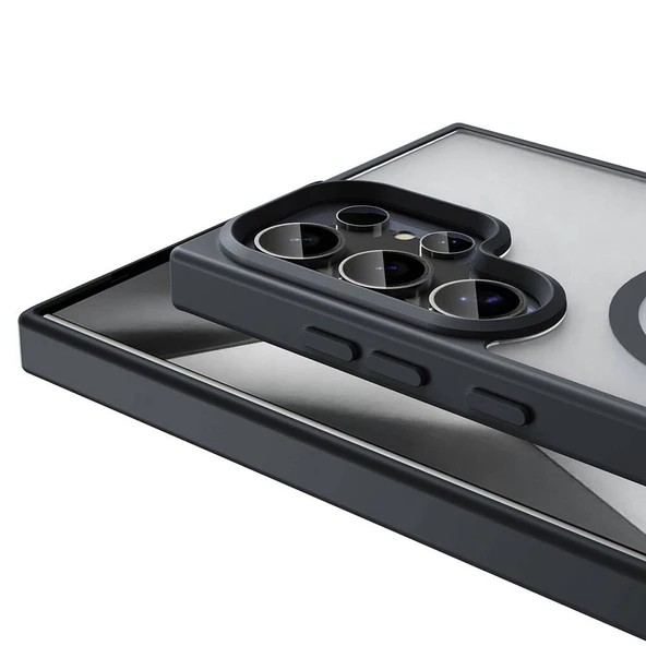 Samsung Galaxy S24 FE Kılıf Magsafe Şarj Özellikli Mat Arka Yüzey Sio Premium Kapak ürün görseli