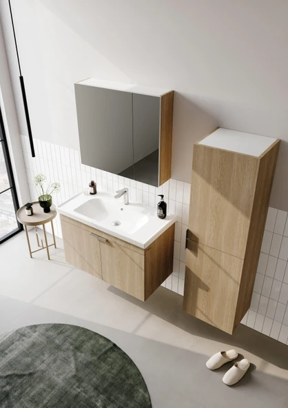 Orka Desna 90 cm Budva Banyo Dolabı Takımı - Resim 2