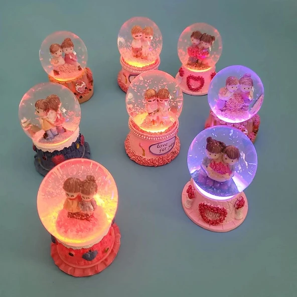 pilelistore Işıklı Mini Kar Küreleri