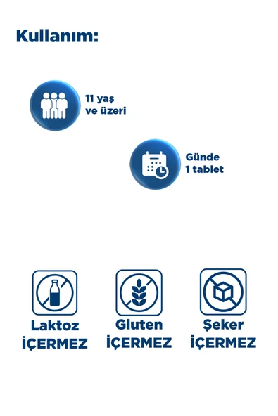 Dynavit Mag Complex 200mg Magnezyum Kompleks 3lü Form (Malat-Sitrat-Bisglisinat) 60 Tab - 6