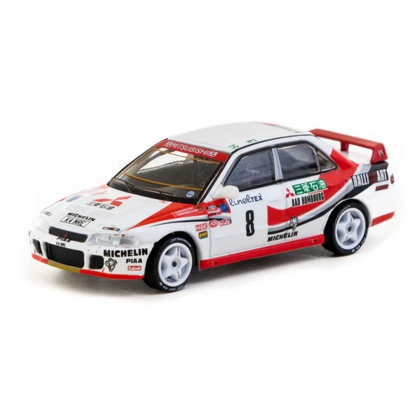 Tarmac Works 1/64 Mitsubishi Lancer Evolution Rallye Monte-Carlo 1993 #8 - 1