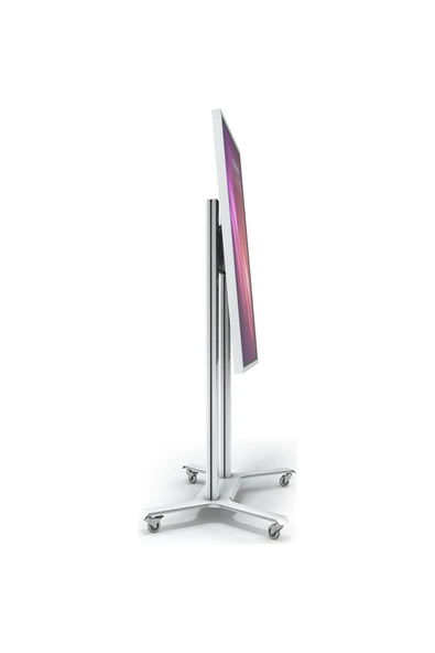Cletech Tekerlekli Döner TV / Monitör / Akıllı Tahta Standı Sehpası 55"-75" Flip - 2
