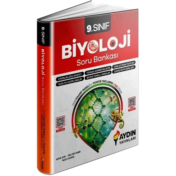 AYDIN YAYINLARI 9. Sınıf Biyoloji Soru Bankası ürün görseli