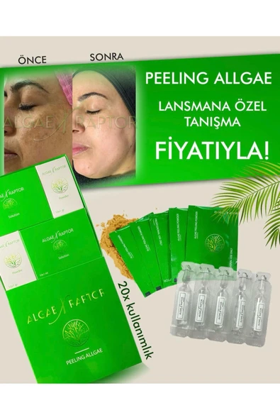 anka lazer Yosun Peeling Yüz Peelingi Cilt Bakımı Yosun Maskesi Cilt Soyucu Leke Akne 20 kullanımlık ürün görseli 1