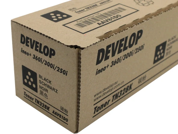 DEVELOP TN328K Siyah Toner (AAV81D0-Orjinal) - ineo+250i/300i/360i - Resim 3