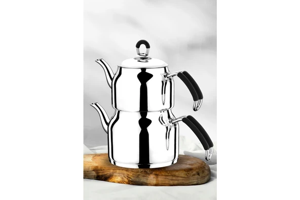 Arian Kırmızı Çaydanlık Takımı - Resim 2