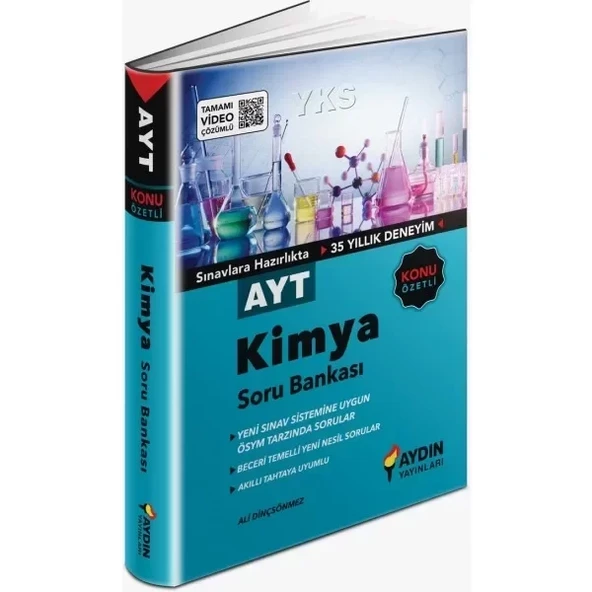 AYDIN YAYINLARI AYT Kimya Konu Özetli Soru Bankası ürün görseli