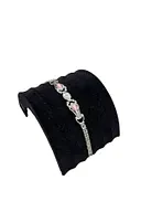 Süet Kumaş Siyah Renk 14 /11 Cm Bileklik Künye Standi ürün görseli