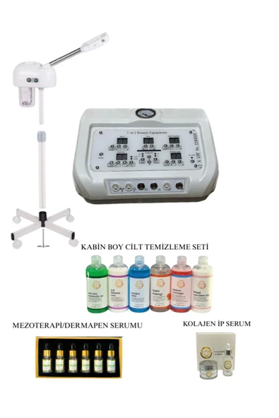 anka lazer 7+1 CİLT BAKIM SETİ + BUHAR+ CİLT BAKIM SETİ - 1