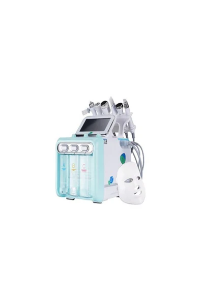 medcogrup Hydrafacial Full Fonksiyon Aquapeeling Terapi Maskeli Yeşil Versiyon Cilt Bakım Cihazı ürün görseli 1