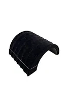 Süet Kumaş Siyah Renk 14 /11 Cm Bileklik Künye Standi - Resim 2