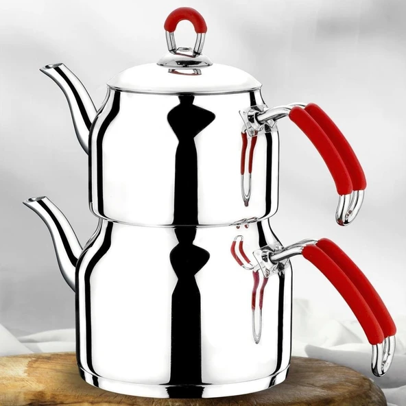 Arian Kırmızı Çaydanlık Takımı ürün görseli