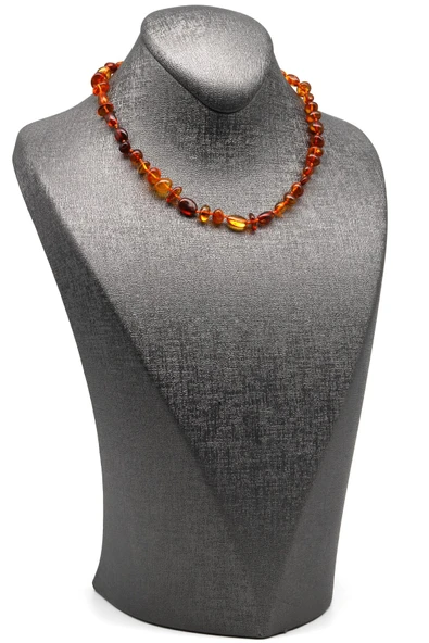 Damla Kehribar Bebek Diş Kolye - 33 cm - 2