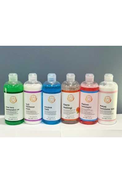 anka lazer Kabin Boy Cilt Bakım Ürünleri Cilt Temizleyici Paket Set 500ml - 1