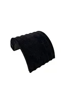 Süet Kumaş Siyah Renk 14 /11 Cm Bileklik Künye Standi - Resim 3