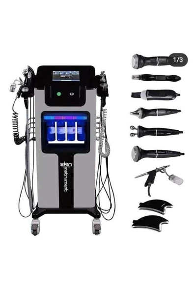 Hydro facial Büyük Boy 9+1 Hydrafacial Büyük Çelik Motorlu Hydra Facial Cihazı ürün görseli 1