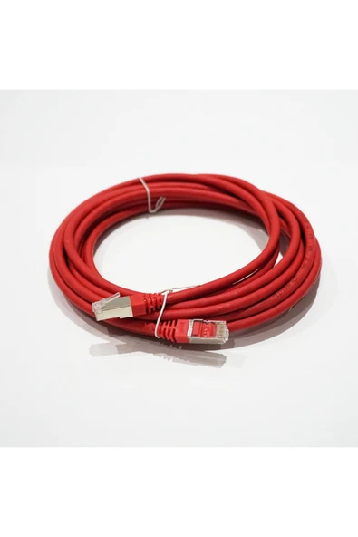 Bakır Patch Kablo FTP CAT6A 5 mt LSZH RED ürün görseli