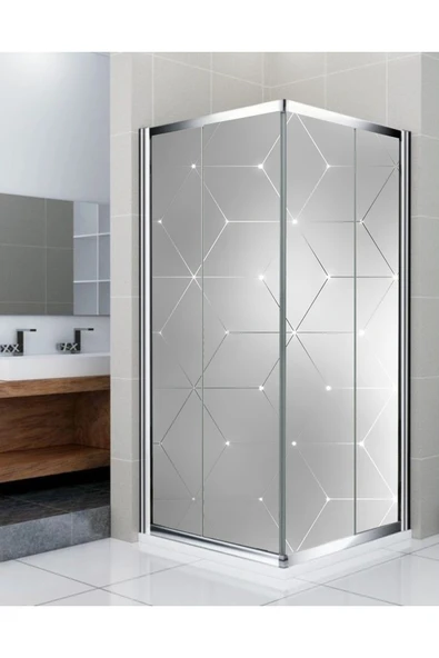 RENKLİ HOBBY Banyo Duşakabin Kaplama Folyo Sticker - Duşakabin Giydirme - Kendinden Yapışkanlı