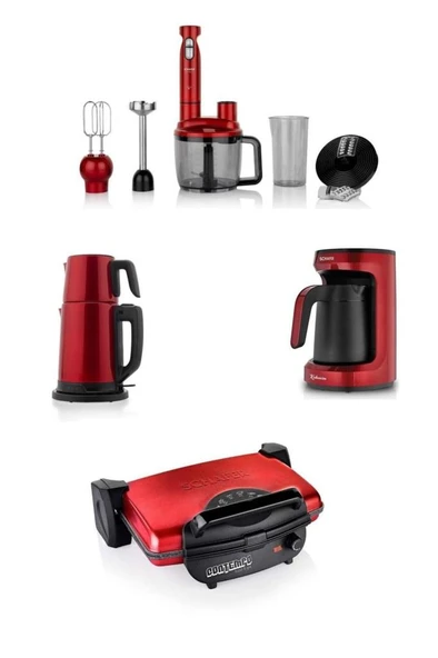 Elektro Mega Set 4 Lü Kırmızı ürün görseli