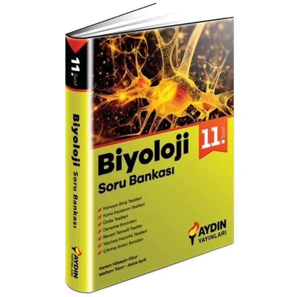 AYDIN YAYINLARI 11. Sınıf Biyoloji Soru Bankası ürün görseli