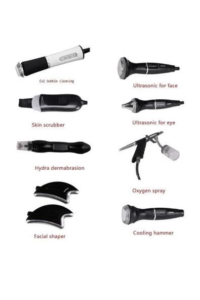 Hydro facial Büyük Boy 9+1 Hydrafacial Büyük Çelik Motorlu Hydra Facial Cihazı - Resim 3