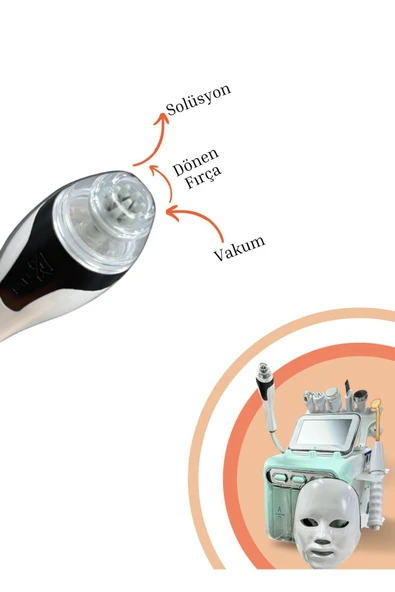 FOCUS LAZER Hydrafacial Pro8 (YÜKSEK FREKANS & HYDRABRUSH) - Resim 2