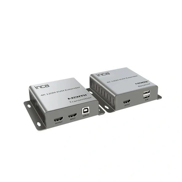 Inca Iex-120 Hdmı 4k 120m Kvm Network Extender - 5