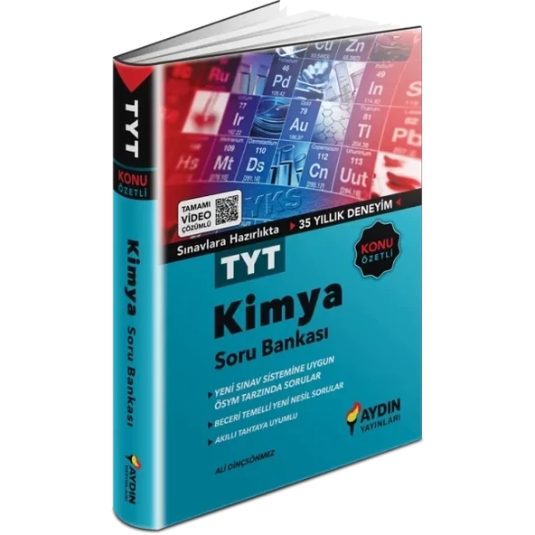 AYDIN YAYINLARI TYT Kimya Konu Özetli Soru Bankası ürün görseli