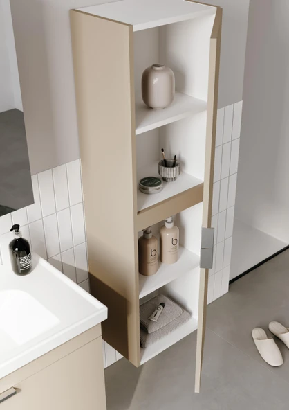 Orka Desna 90 cm Budva Banyo Dolabı Takımı ve Boy Dolabı - Resim 2