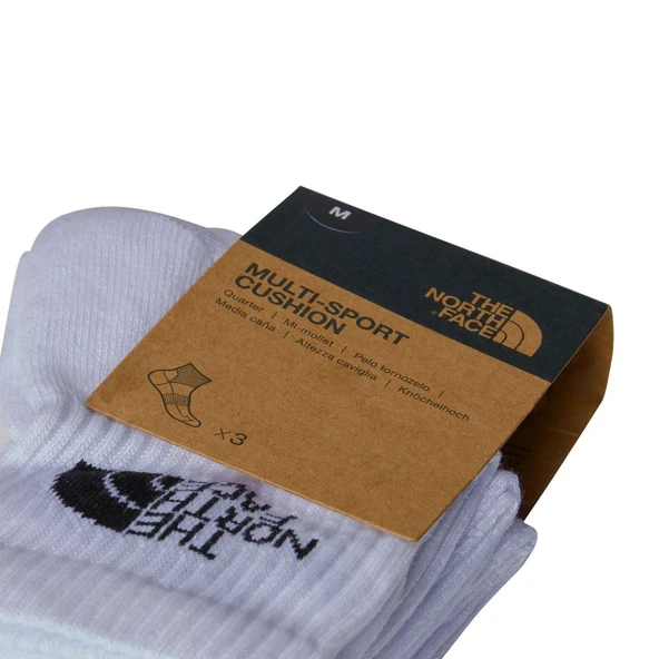 The North Face MULTI SPORT CUSH QUARTER SOCK 3P 3'lü Unisex Çorap NF0A882GFN41 - Resim 3
